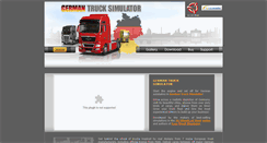 Desktop Screenshot of germantrucksimulator.com
