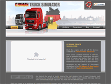 Tablet Screenshot of germantrucksimulator.com